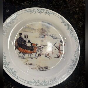 Currier & Ives Museum City Of New York 2001 Set Of 4 Different Christmas